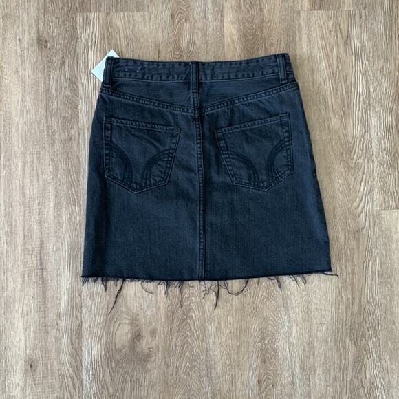 NWT Hollister Ultra High Rise Black Jean Skirt - Picture 5 of 5